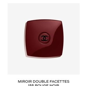 Chanel Miroir Double Facettes Compact Mirror  Rouge Noir